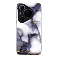 Θήκη Sonique Marble Series για Huawei Pura 70 Pro Μωβ Γκρι