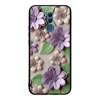 Θήκη Sonique 3D Flower Series για Huawei Mate 20 Lite Βιολετί