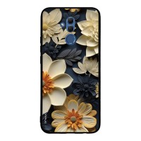Θήκη Sonique 3D Flower Series για Huawei Mate 20 Lite Εκρού