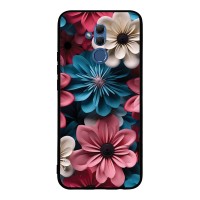 Θήκη Sonique 3D Flower Series για Huawei Mate 20 Lite Ροζ 01