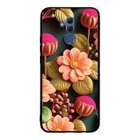 Θήκη Sonique 3D Flower Series για Huawei Mate 20 Lite Σομόν