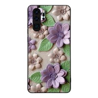 Θήκη Sonique 3D Flower Series για Huawei P30 Pro Βιολετί