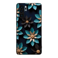 Θήκη Sonique 3D Flower Series για Huawei P30 Pro Γαλάζιο