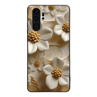 Θήκη Sonique 3D Flower Series για Huawei P30 Pro Λευκό