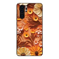 Θήκη Sonique 3D Flower Series για Huawei P30 Pro Πορτοκαλί