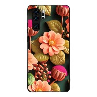 Θήκη Sonique 3D Flower Series για Huawei P30 Pro Σομόν