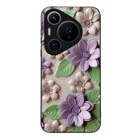 Θήκη Sonique 3D Flower Series για Huawei Pura 70 Pro Βιολετί