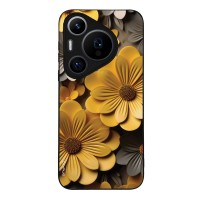 Θήκη Sonique 3D Flower Series για Huawei Pura 70 Pro Κίτρινο