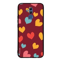 Θήκη Sonique Heart Series για Huawei Mate 20 Lite Μπορντώ
