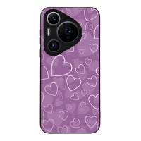 Θήκη Sonique Heart Series για Huawei Pura 70 Pro Βιολετί