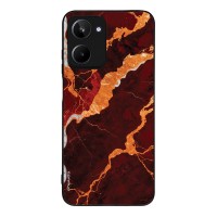 Θήκη Sonique Marble Series για Realme 10 4G Κόκκινο
