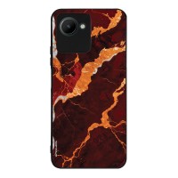 Θήκη Sonique Marble Series για Realme C30 Κόκκινο