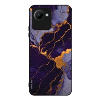Θήκη Sonique Marble Series για Realme C30 Μωβ