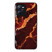 Θήκη Sonique Marble Series για Realme C35 Κόκκινο