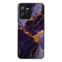 Θήκη Sonique Marble Series για Realme C35 Μωβ