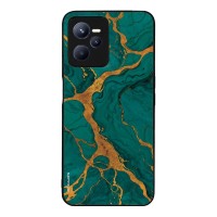 Θήκη Sonique Marble Series για Realme C35 Πράσινο