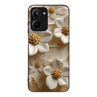 Θήκη Sonique 3D Flower Series για Realme 10 4G Λευκό
