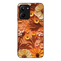 Θήκη Sonique 3D Flower Series για Realme 10 4G Πορτοκαλί