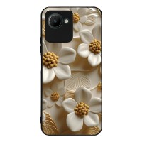 Θήκη Sonique 3D Flower Series για Realme C30 Λευκό