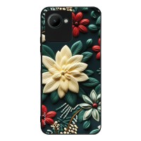 Θήκη Sonique 3D Flower Series για Realme C30 Πράσινο