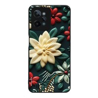 Θήκη Sonique 3D Flower Series για Realme C31 Πράσινο