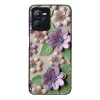 Θήκη Sonique 3D Flower Series για Realme C35 Βιολετί