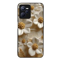 Θήκη Sonique 3D Flower Series για Realme C35 Λευκό