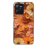 Θήκη Sonique 3D Flower Series για Realme C35 Πορτοκαλί