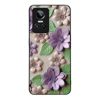 Θήκη Sonique 3D Flower Series για Realme GT Neo 3 5G Βιολετί