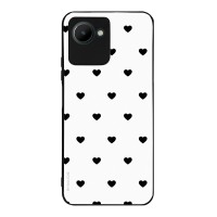 Θήκη Sonique Heart Series για Realme C30 Λευκό