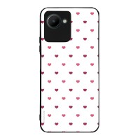 Θήκη Sonique Heart Series για Realme C30 Λευκό 01