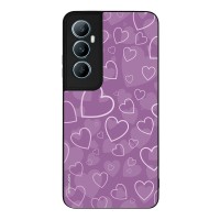 Θήκη Sonique Heart Series για Realme C65 4G Βιολετί