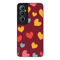 Θήκη Sonique Heart Series για Realme C65 4G Μπορντώ