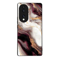 Θήκη Sonique Marble Series για Honor 70 5G Μπορντώ
