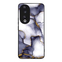 Θήκη Sonique Marble Series για Honor 90 5G Μωβ Γκρι