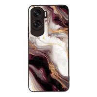 Θήκη Sonique Marble Series για Honor 90 Lite 5G Μπορντώ
