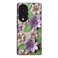 Θήκη Sonique 3D Flower Series για Honor 70 5G Βιολετί