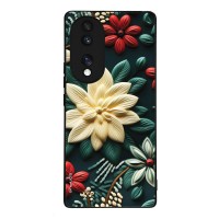 Θήκη Sonique 3D Flower Series για Honor 70 5G Πράσινο