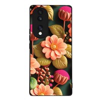 Θήκη Sonique 3D Flower Series για Honor 70 5G Σομόν
