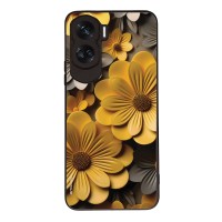 Θήκη Sonique 3D Flower Series για Honor 90 Lite 5G Κίτρινο