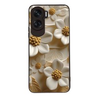 Θήκη Sonique 3D Flower Series για Honor 90 Lite 5G Λευκό
