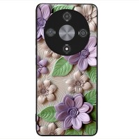 Θήκη Sonique 3D Flower Series για Honor Magic6 Lite 5G Βιολετί