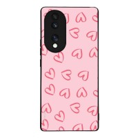 Θήκη Sonique Heart Series για Honor 70 5G Ροζ