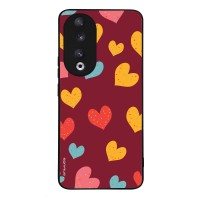 Θήκη Sonique Heart Series για Honor 90 5G Μπορντώ