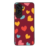 Θήκη Sonique Heart Series για Honor 90 Lite 5G Μπορντώ