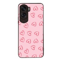 Θήκη Sonique Heart Series για Honor 90 Lite 5G Ροζ