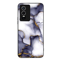 Θήκη Sonique Marble Series για VIVO Y74s / VIVO Y76 5G Μωβ Γκρι