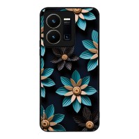 Θήκη Sonique 3D Flower Series για VIVO Y35 4G / VIVO Y22 / VIVO Y22S Γαλάζιο