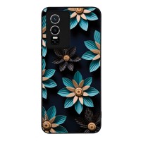 Θήκη Sonique 3D Flower Series για VIVO Y74s / VIVO Y76 5G Γαλάζιο
