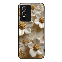 Θήκη Sonique 3D Flower Series για VIVO Y74s / VIVO Y76 5G Λευκό